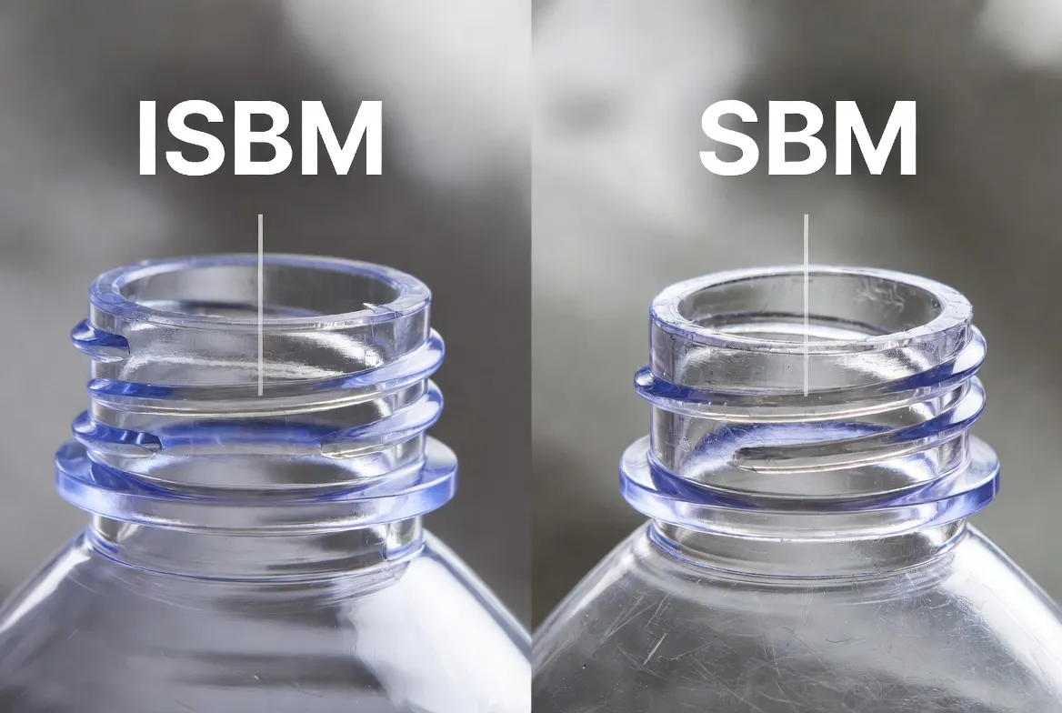 Comparison of PET Bottle Neck Precision and Surface Quality