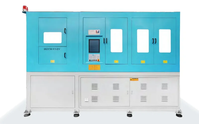 Mesin Cetak Tiup Peregangan Injeksi Satu Langkah Servo Penuh (3 Stasiun) HGY50-V3-EV