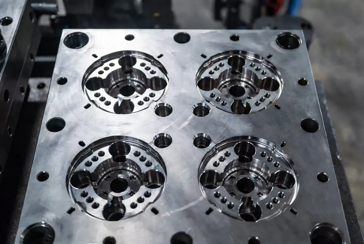 ISBM machine precision components — injection barrel and servo drive system