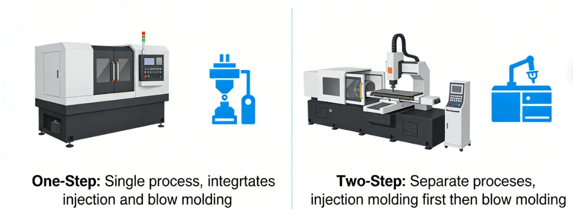 Two Main Types of ISBM Machine: One-Step vs Two-Step