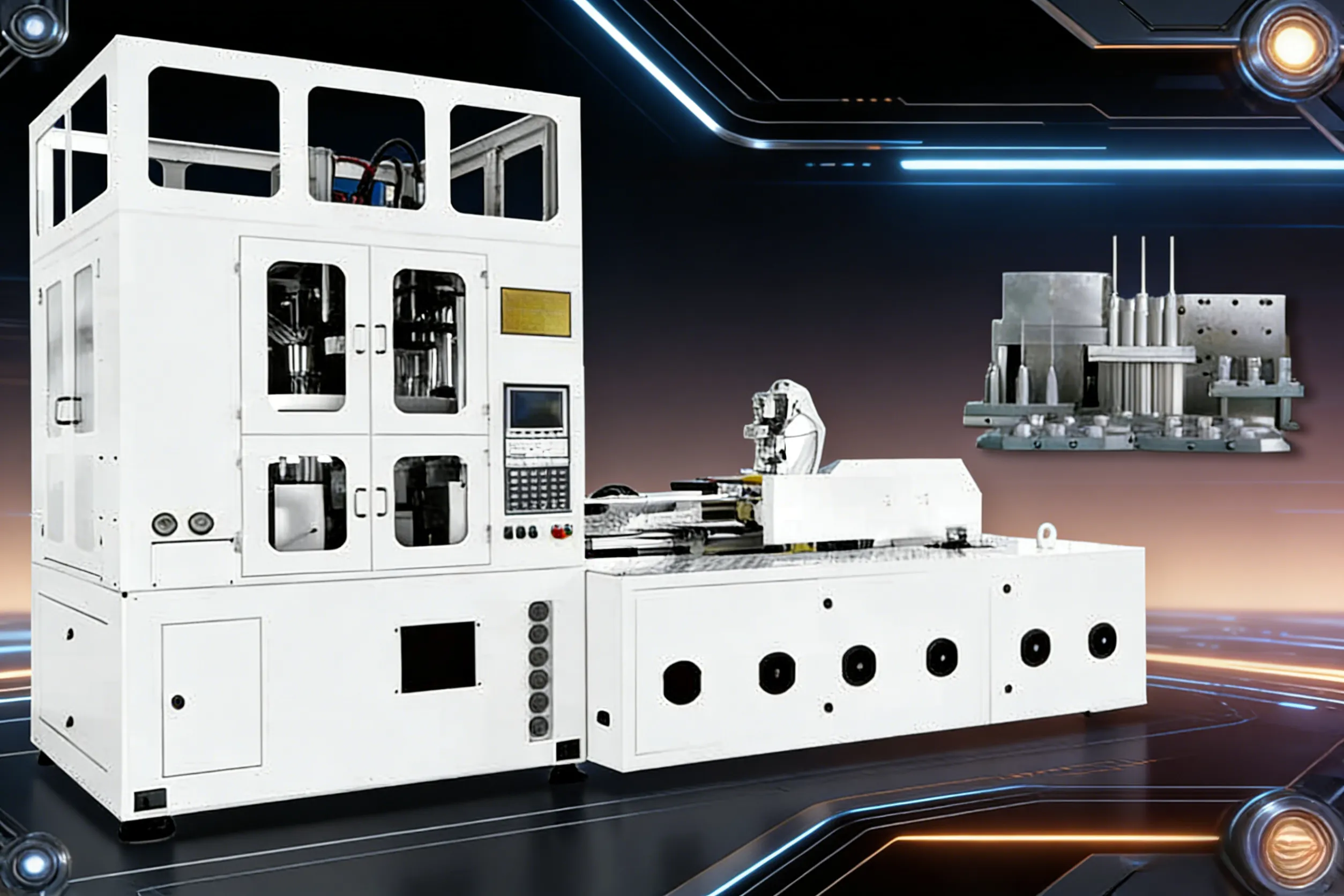 Machine de moulage par injection-étirage-soufflage